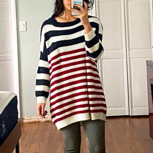 Oversized Stripe Sweater